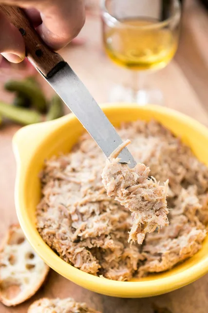 Pork rillettes, source article photograph