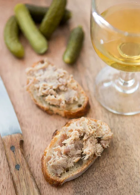 Pork rillettes, source article photograph