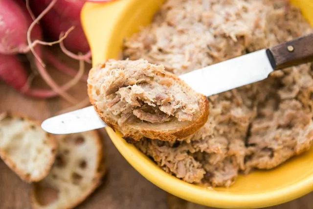 Pork rillettes, source article photograph