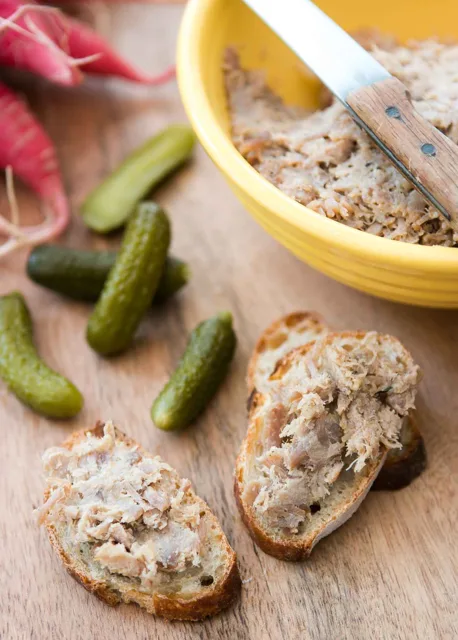 Pork rillettes, source article photograph