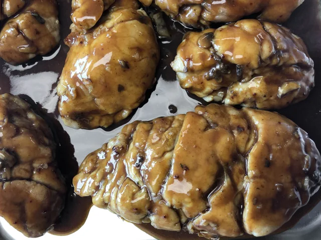 Ris de veau aux morilles