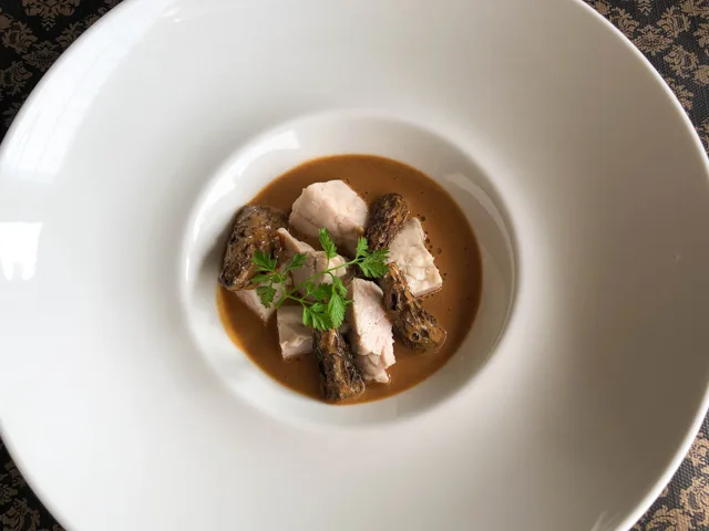 Ris de veau aux morilles