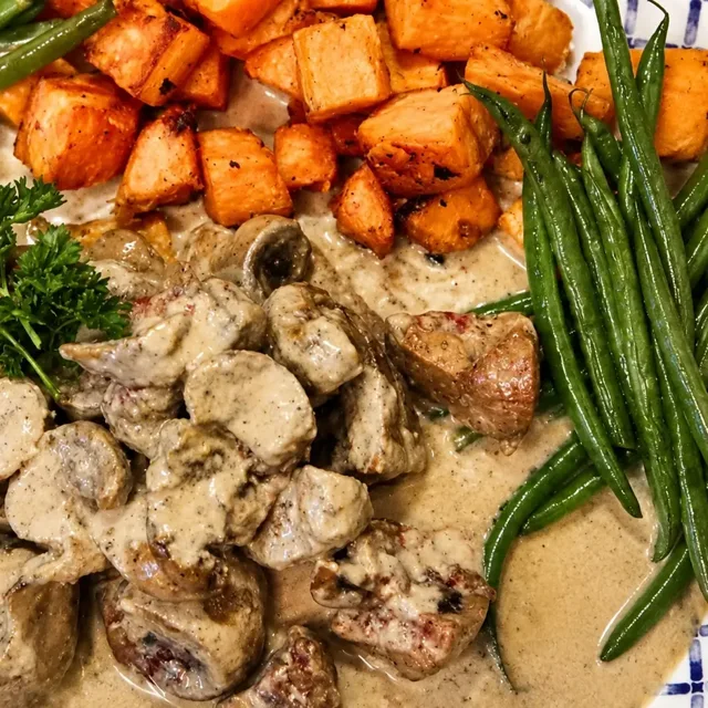 Rognons de veau à la moutarde