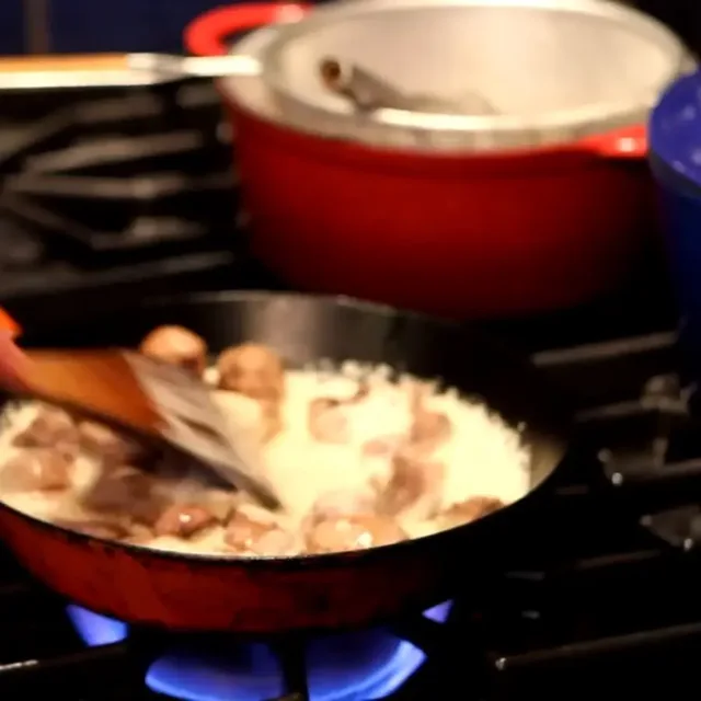 Rognons de veau à la moutarde