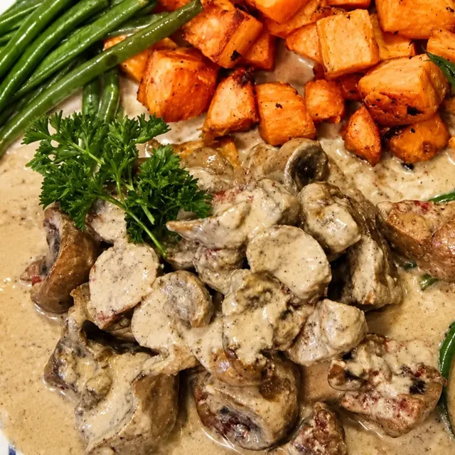 Rognons de veau à la moutarde