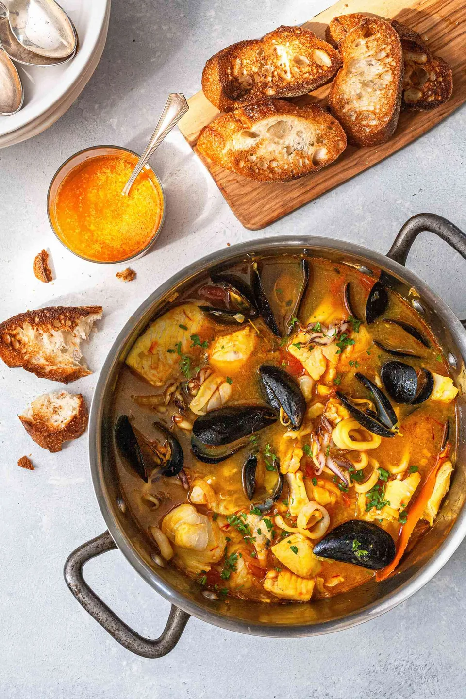 Bouillabaisse photograph selected by Christopher from Simply Recipes.