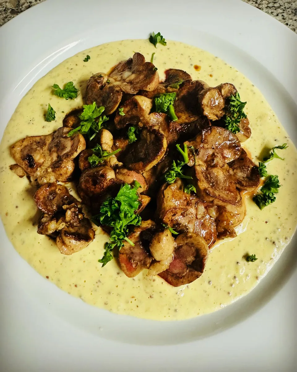 rognons de veau a la moutarde